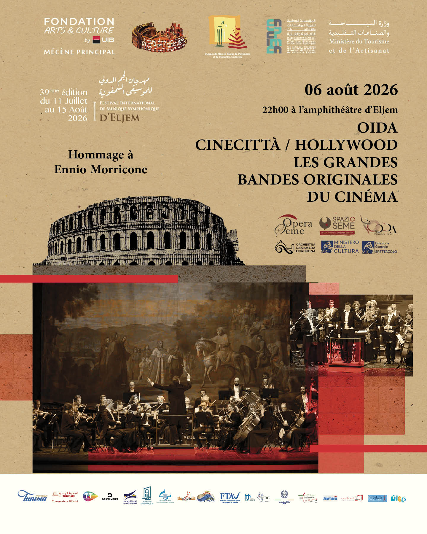 Musique Cinéma :  CINECITTA’/ HOLLYWOOD