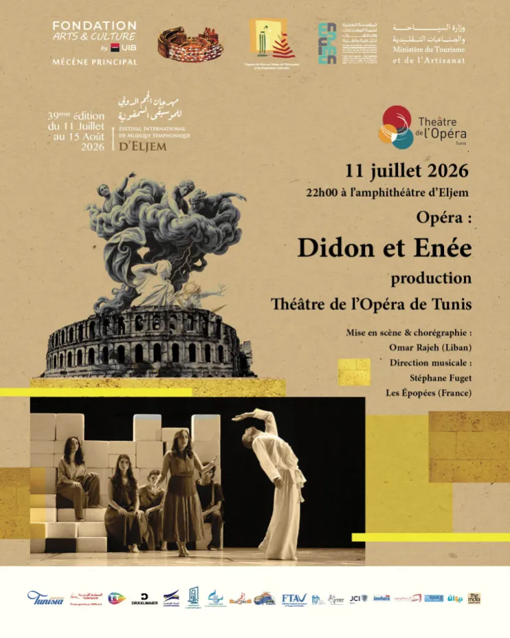 Opéra : Didon et Enée, production Théâtre de l’Opéra de Tunis