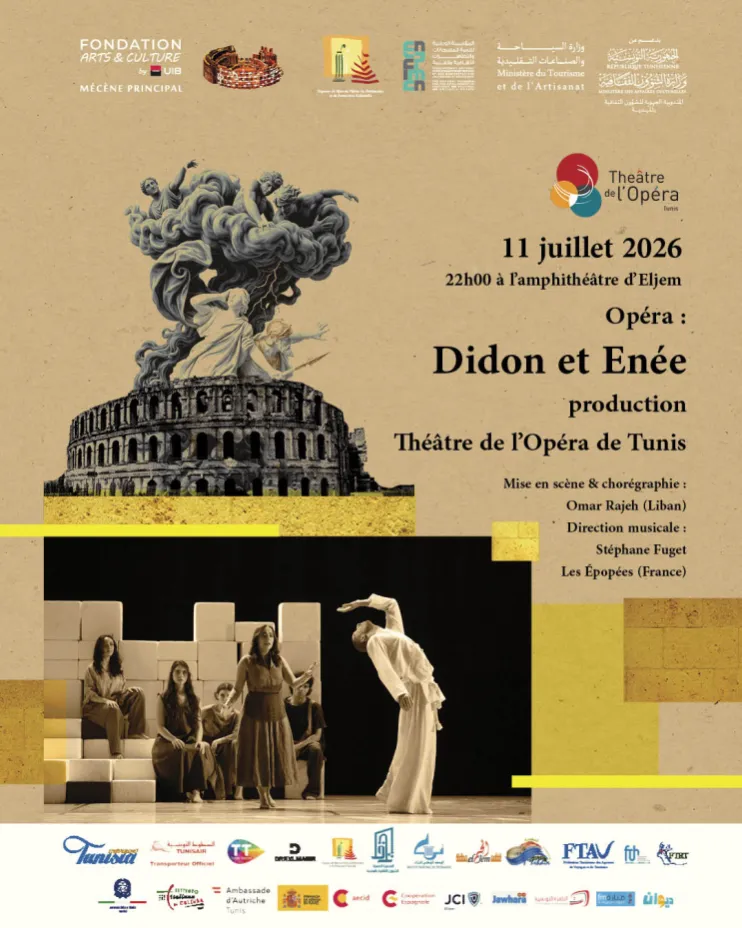 Opéra : Didon et Enée, production Théâtre de l’Opéra de Tunis