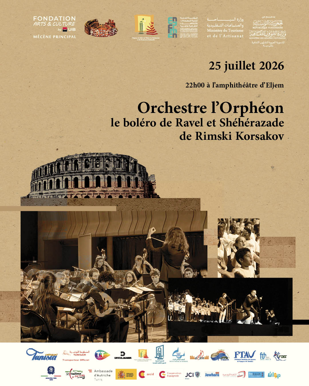 Orchestre l’Orphéon : le boléro de Ravel et Shéhérazade de Rimski Korsakov